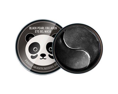 Гидрогелевые патчи с экстрактом черного жемчуга Black Pearl Collagen Eye Gel Mask