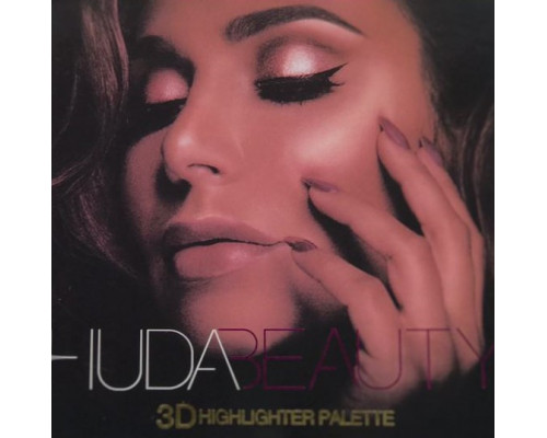 Палетка хайлайтеров HudaBeauty 3D (4 цв)№1