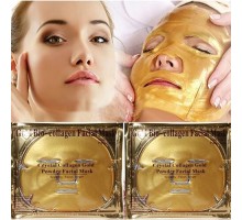 Золотая коллагеновая маска на все лицо Collagen Crystal Facial Mask