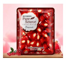 Гранатовая маска для увлажнения кожи лица Images Pure Source Sheet Mask Pomegranate