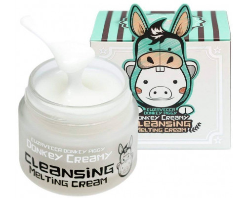 Крем для снятия макияжа Elizavecca Donkey Creamy Cleansing Melting Cream, 100гр (Корея оригинал) (2г450)