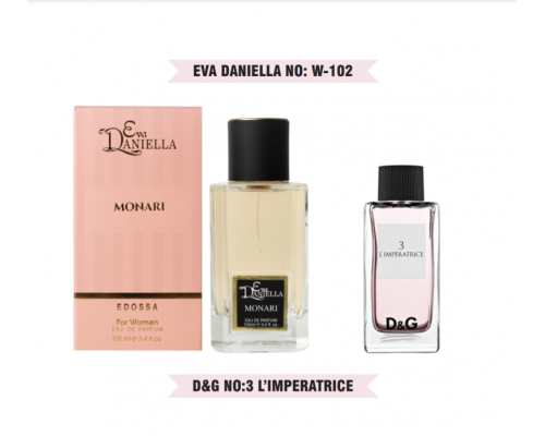 Eva Daniella № W-102 -D&G 3 L`Imperatrice 100 мл