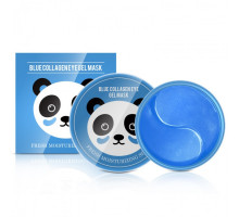 Гидрогелевые патчи для глаз с коллагеном и экстрактом черники Fresh Moisturizing Silky Blueberry Collagen Eye Gel Mask