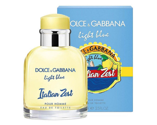 Dolce and Gabbana Light Blue Italian Zest Pour Homme 125 мл (EURO)