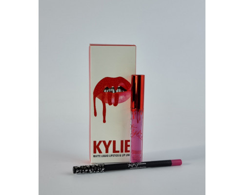 Матовая помада+карандаш Kylie LIPGLOSS(H)