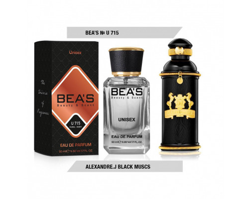 BEAS (Beauty & Scent) U 715 - Alexandre. J Black Musks Unisex 50 мл