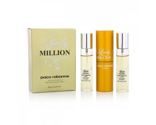 PACO RABANNE LADY MILLION - НАБОР MINI 3Х20 мл