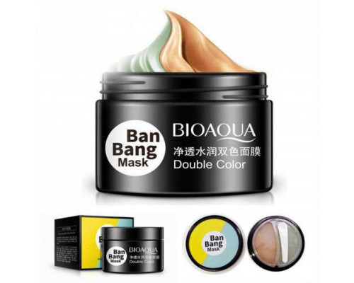 Очищающая и подтягивающая двойная маска для лица Bioaqua BanBang Mask