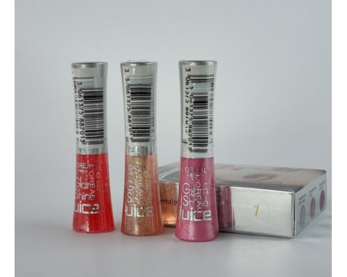 Блеск для губ Loreal 3 Lipgloss Glam Shine №1 6 ml (упаковка)