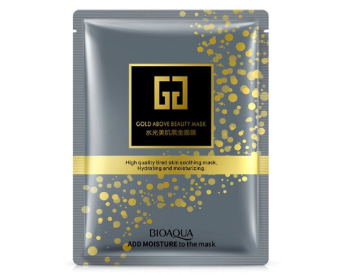 Тканевая маска с коллоидным золотом Bioaqua Gold above Beauty Mask