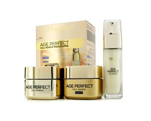 Набор кремов LOreal Age Perfect Cell Renew Programme 3в1