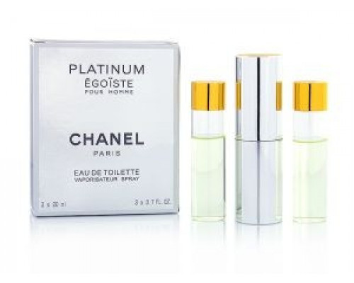 CHANEL EGOISTE PLATINUM POUR HOMME-НАБОР 3Х20 мл