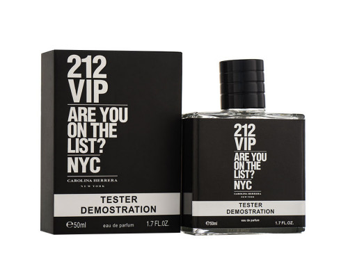 Tester 50ml - Carolina Herrera 212 Vip Man