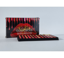 Набор жидких матовых помад Kylie Glamorous silky lipgloss