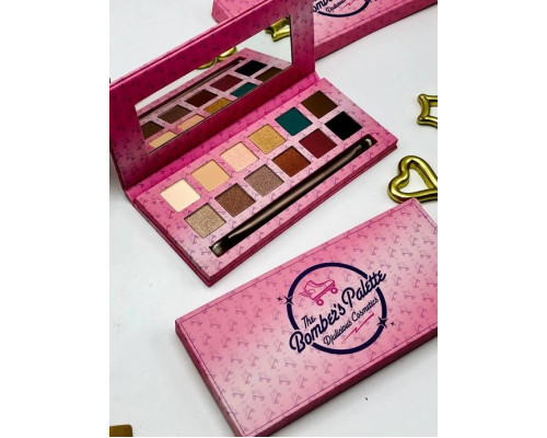 Тени для век Bombers Palette 12 Colors Pink (Bq150)