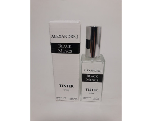 Мини тестер Alexandre. J Black Musks (color) 60 мл