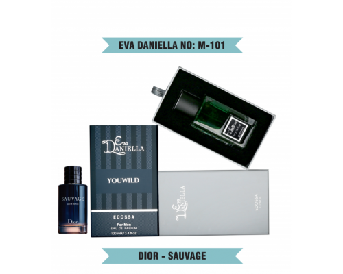 Eva Daniella № M-101-Christian Dior Sauvage 100 мл- ПОДАРОЧНАЯ УПАКОВКА