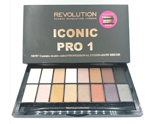 Палетка теней REVOLUTION ICONIC PRO 1 (13220)